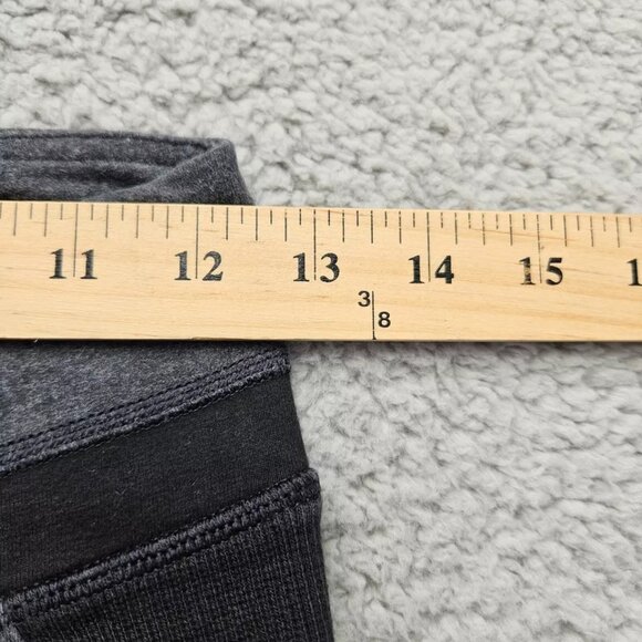 Lululemon Womens 4 Activewear Leggings Gray Black Athletic Pants - Picture 7 of 10